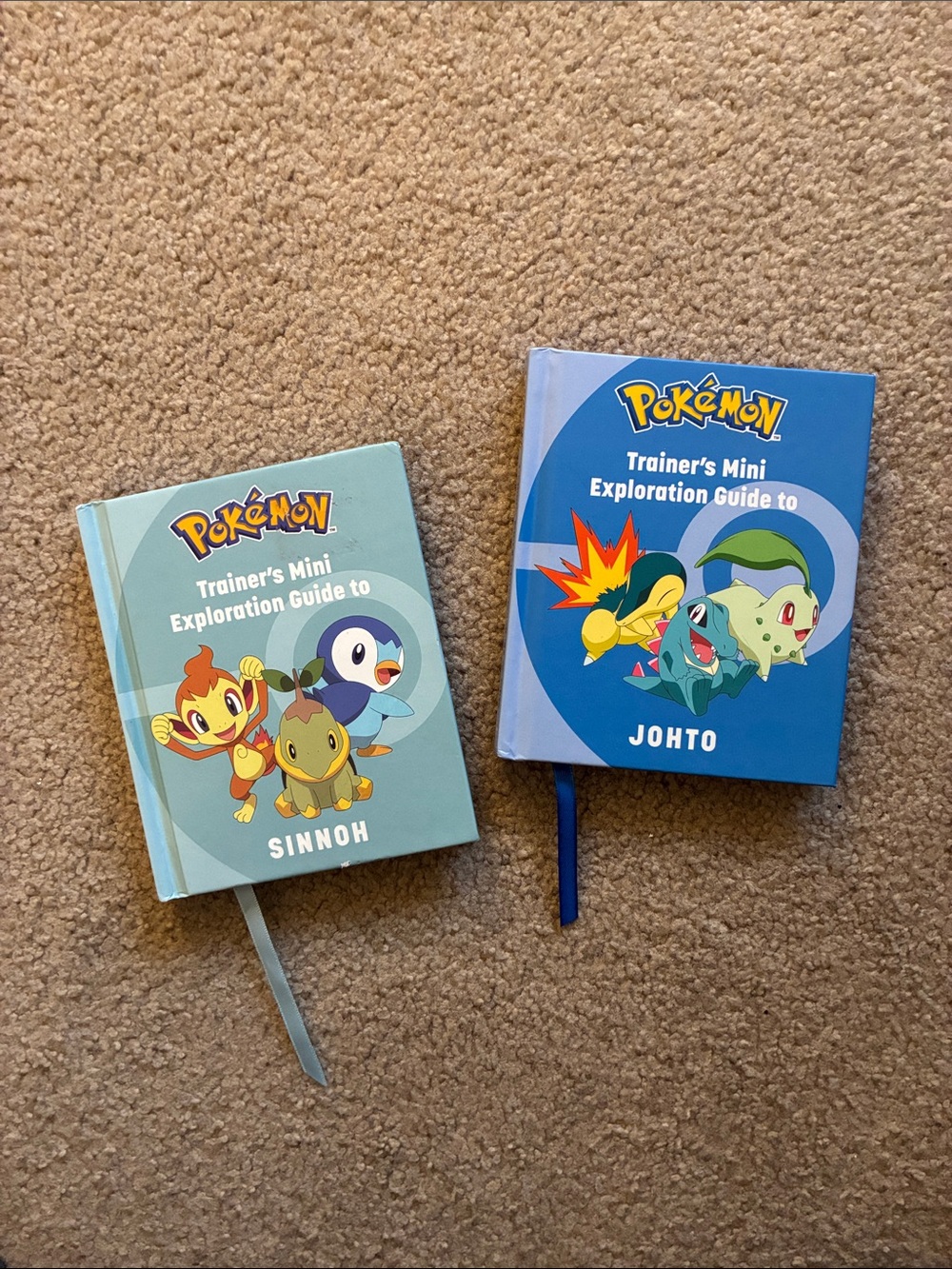 Two 2023 Pokémon Trainer's Mini Exploration Guides - Sinnoh & Johto